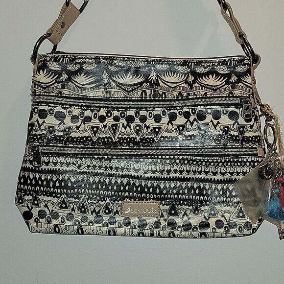 NWT Sakroots Basic Crossbody Handbag Artist Circle - Picture 3 of 10